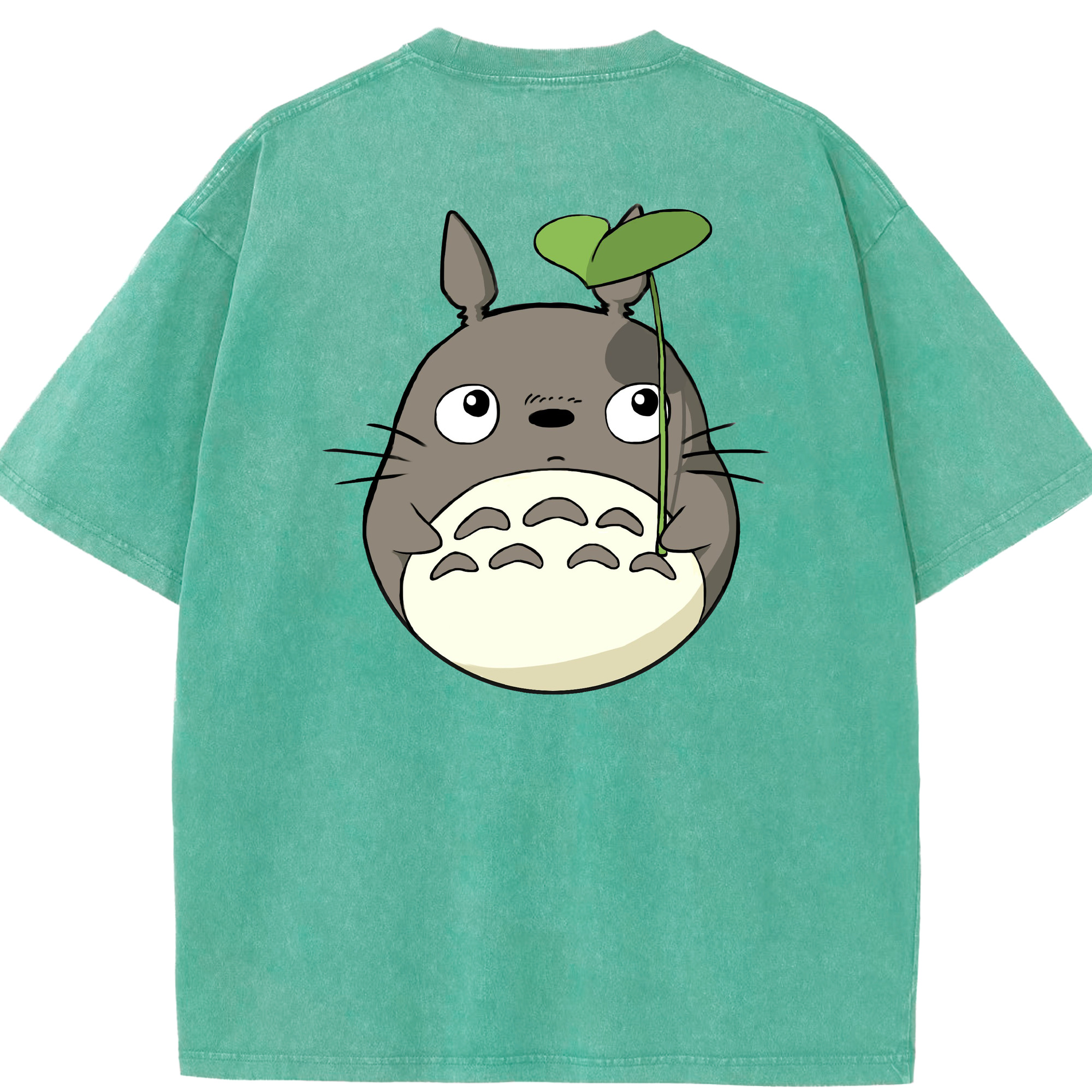 （画像用） となりのトトロ 草壁メイ 草壁サツキ My Neighbor Totoro Satsuki Kusakabe Mei Kusakabe 綿100% ヴィンテージ風 半袖Tシャツ（背面プリント）